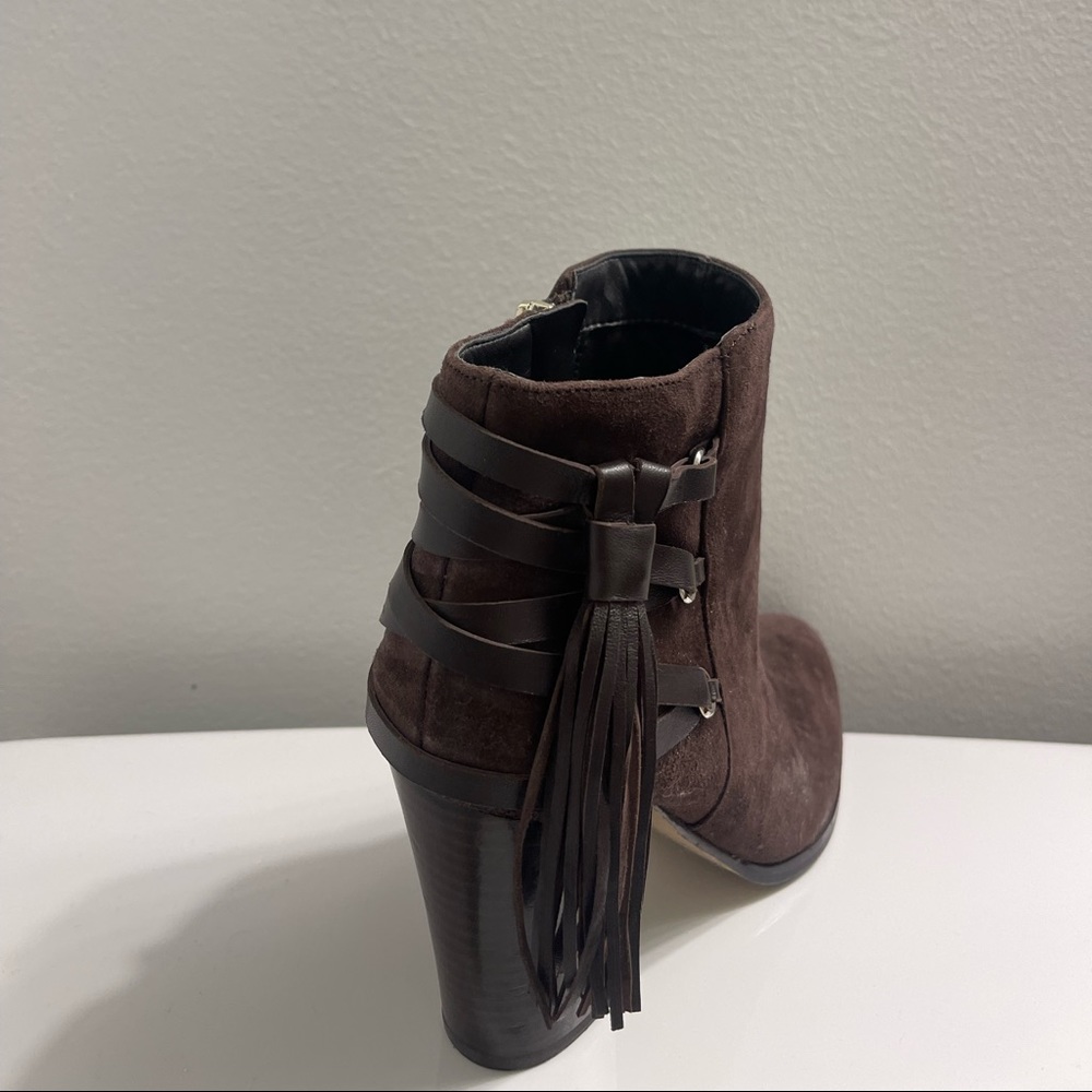 Marc Fisher Booties with Fringe Detail - Picture 2 of 8